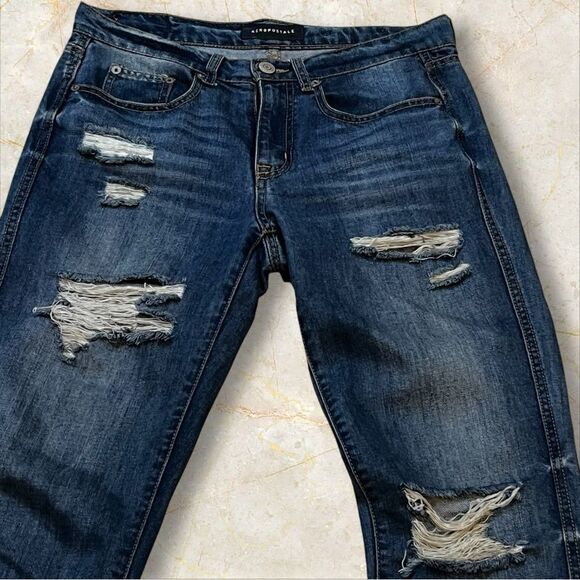 AERO Boyfriend Jeans Aeropostale Distressed Women’s size 4 - Picture 2 of 13